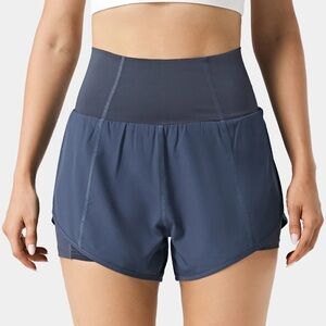 Halara Super High Rise Side Pocket Tiered 2-in-1 Shorts 3", Woman’s Large